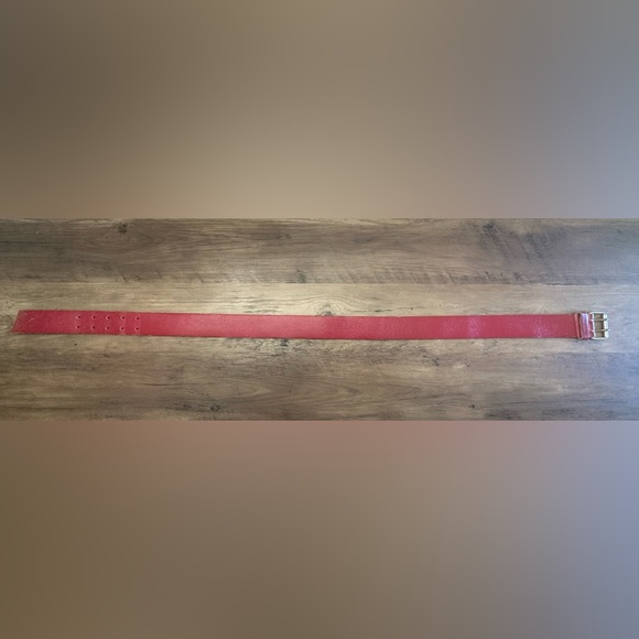 Authentic Vintage Miu Miu Red Leather Belt - Picture 5 of 9